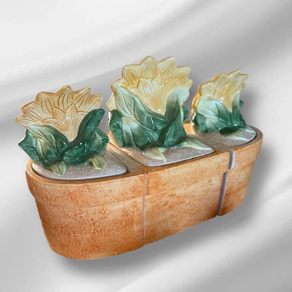 Certified International Corporation‎ Susan Winget Sunflower Canisters